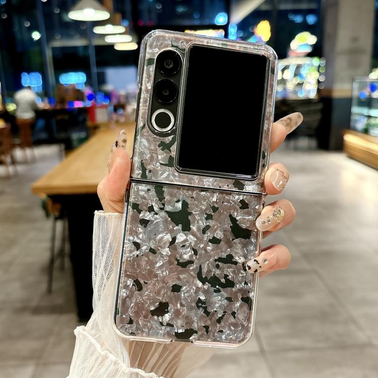 For ZTE nubia Flip2 Pearlescent Shell Texture Phone Case