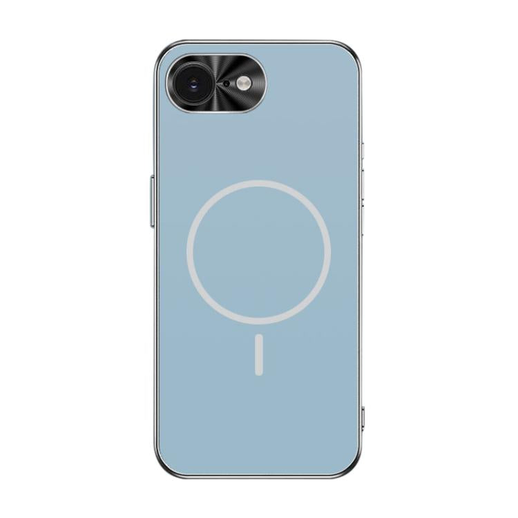 For iPhone 17e / 16e Metal Mens Acrylic PC Thin Circle MagSafe Phone Case