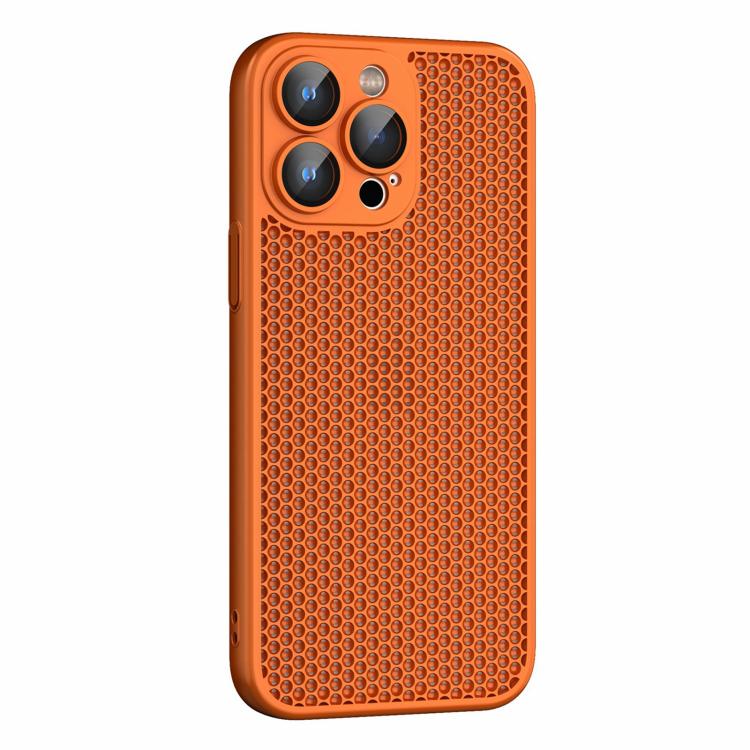 For iPhone 12 Pro Cooling Skin Feel PC Phone Case with Lens Film