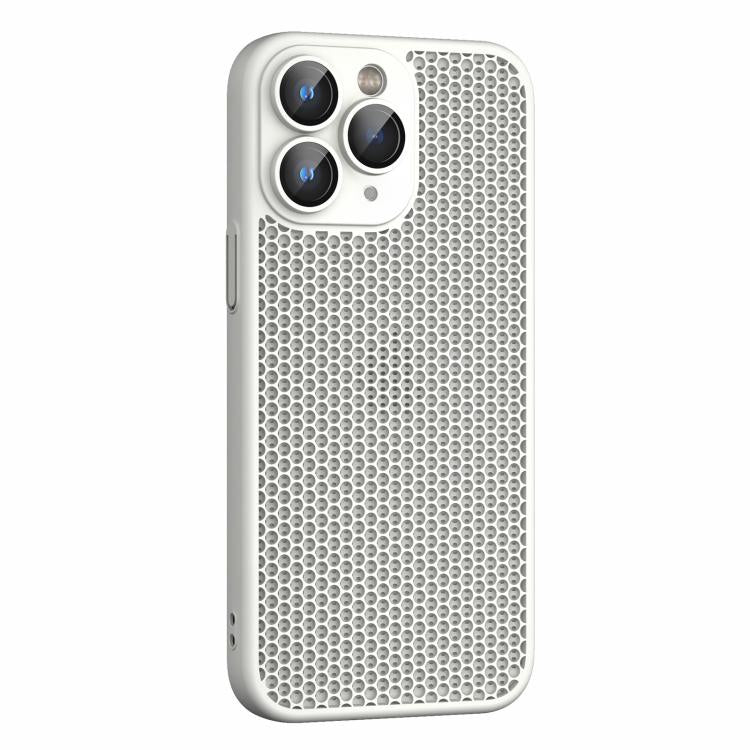 For iPhone 11 Pro Cooling Skin Feel PC Phone Case with Lens Film