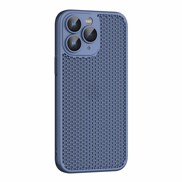 For iPhone 11 Pro Cooling Skin Feel PC Phone Case with Lens Film