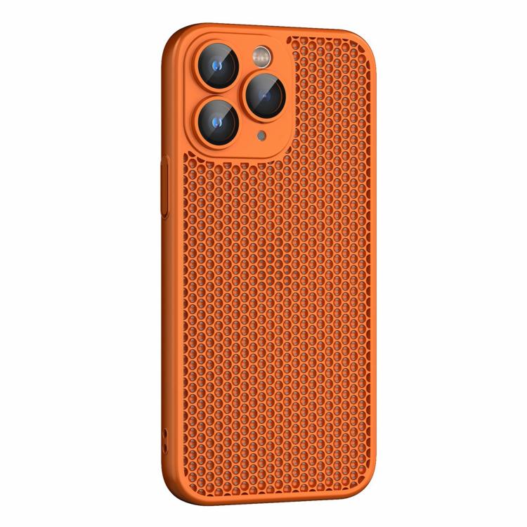 For iPhone 11 Pro Cooling Skin Feel PC Phone Case with Lens Film