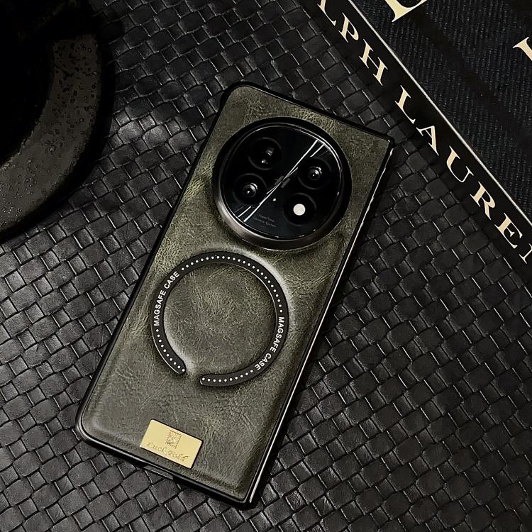 For OPPO Find N5 Crazy Horse Pattern MagSafe Magnetic Phone Case