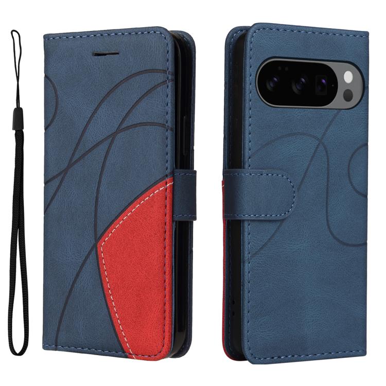 For Google Pixel 10 5G / 10 Pro 5G Global Dual-color Splicing Flip Leather Phone Case