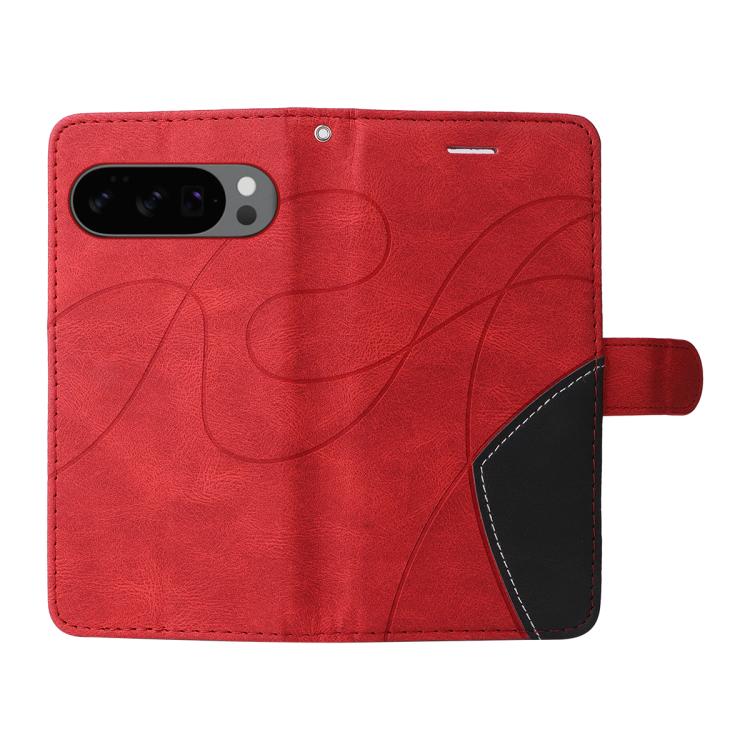 For Google Pixel 10 5G / 10 Pro 5G Global Dual-color Splicing Flip Leather Phone Case