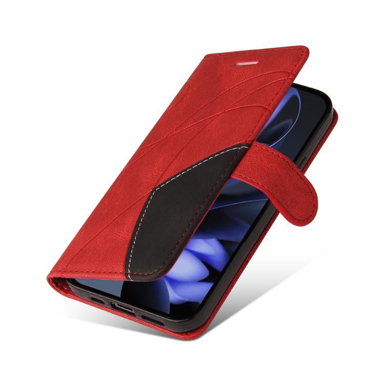 For Google Pixel 10 5G / 10 Pro 5G Global Dual-color Splicing Flip Leather Phone Case