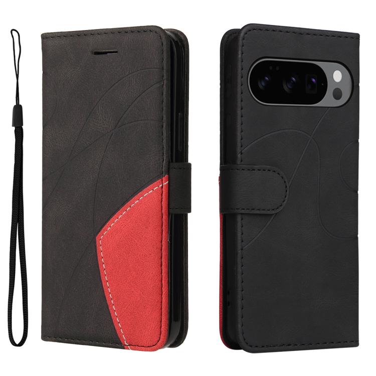For Google Pixel 10 5G / 10 Pro 5G Global Dual-color Splicing Flip Leather Phone Case