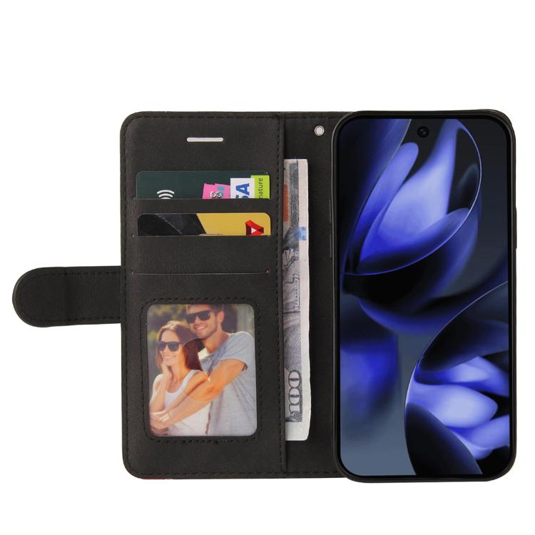 For Google Pixel 10 5G / 10 Pro 5G Global Dual-color Splicing Flip Leather Phone Case