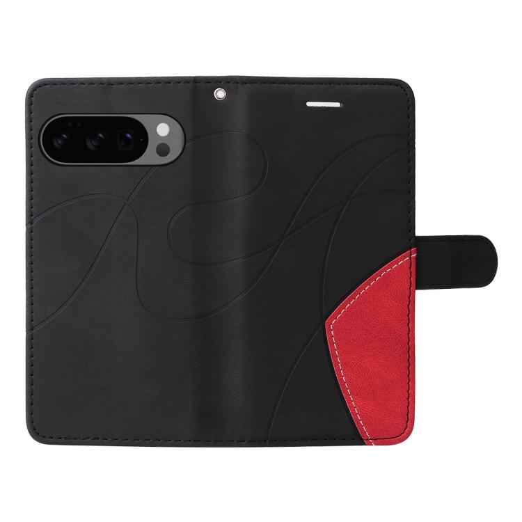 For Google Pixel 10 5G / 10 Pro 5G Global Dual-color Splicing Flip Leather Phone Case