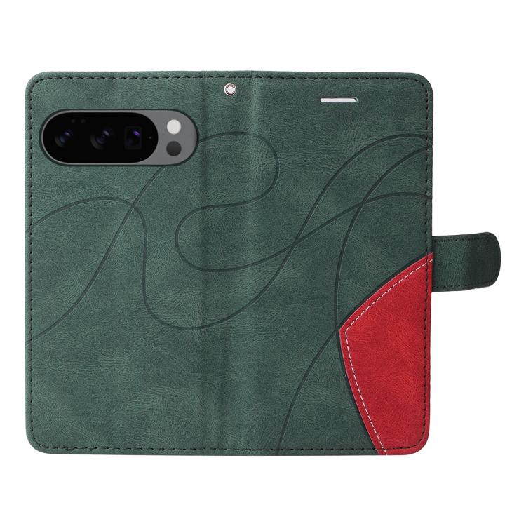 For Google Pixel 10 5G / 10 Pro 5G Global Dual-color Splicing Flip Leather Phone Case