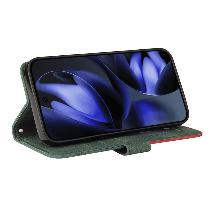 For Google Pixel 10 5G / 10 Pro 5G Global Dual-color Splicing Flip Leather Phone Case