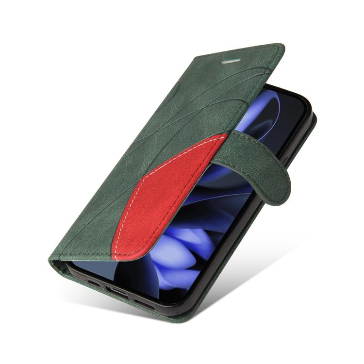 For Google Pixel 10 5G / 10 Pro 5G Global Dual-color Splicing Flip Leather Phone Case