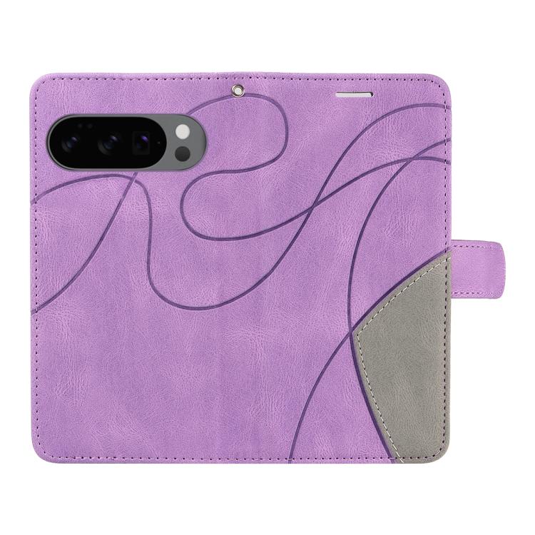 For Google Pixel 10 5G / 10 Pro 5G Global Dual-color Splicing Flip Leather Phone Case