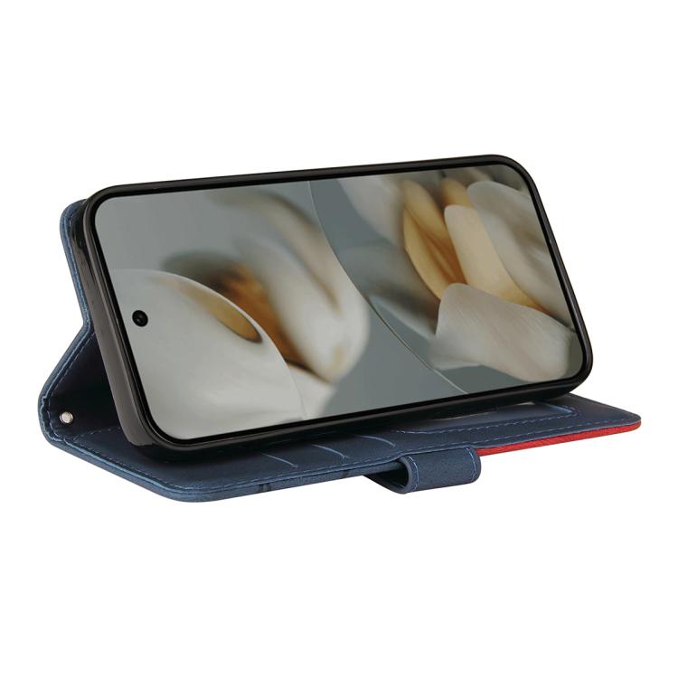 For Google Pixel 10 Pro XL 5G Global Dual-color Splicing Flip Leather Phone Case