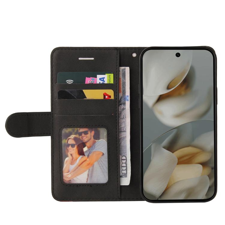 For Google Pixel 10 Pro XL 5G Global Dual-color Splicing Flip Leather Phone Case