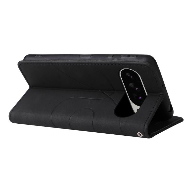 For Google Pixel 10 Pro XL 5G Global Dual-color Splicing Flip Leather Phone Case
