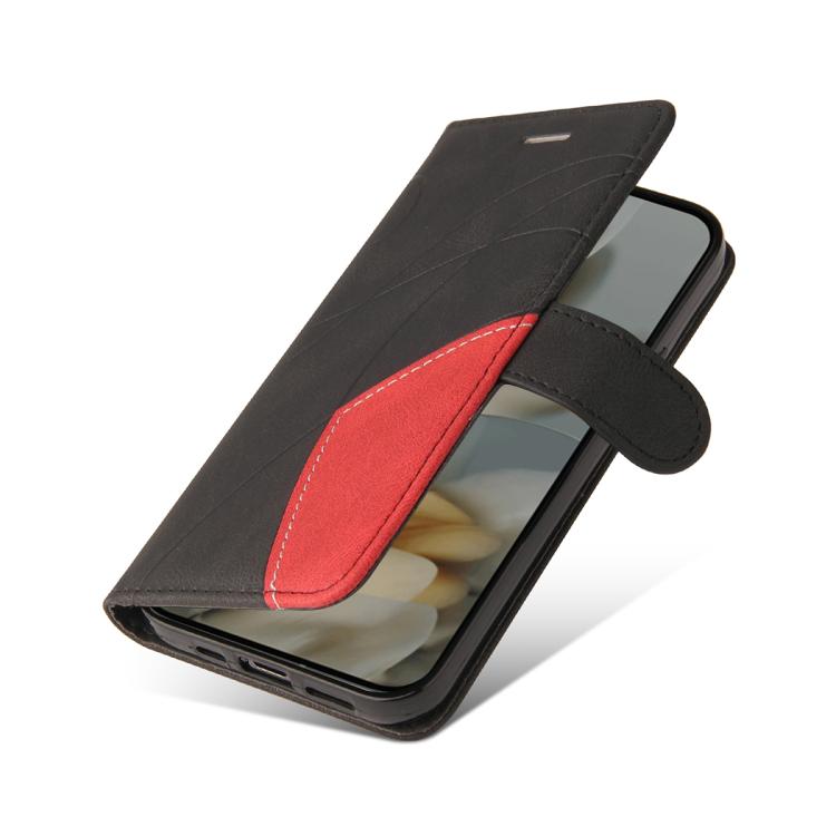 For Google Pixel 10 Pro XL 5G Global Dual-color Splicing Flip Leather Phone Case