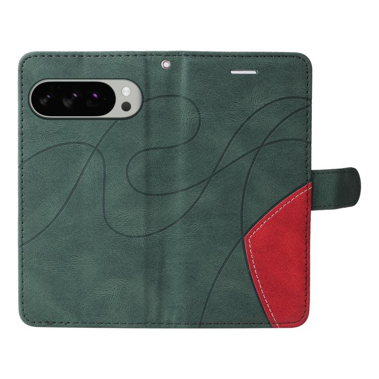 For Google Pixel 10 Pro XL 5G Global Dual-color Splicing Flip Leather Phone Case