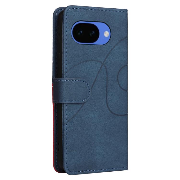 For Google Pixel 10a Dual-color Splicing Flip Leather Phone Case