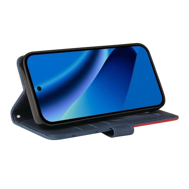 For Google Pixel 10a Dual-color Splicing Flip Leather Phone Case