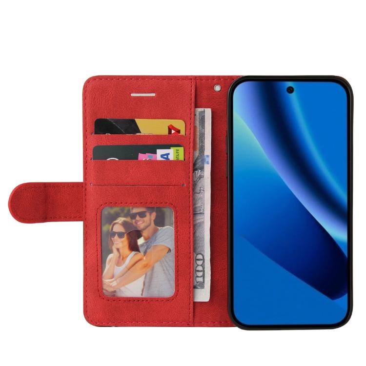 For Google Pixel 10a Dual-color Splicing Flip Leather Phone Case