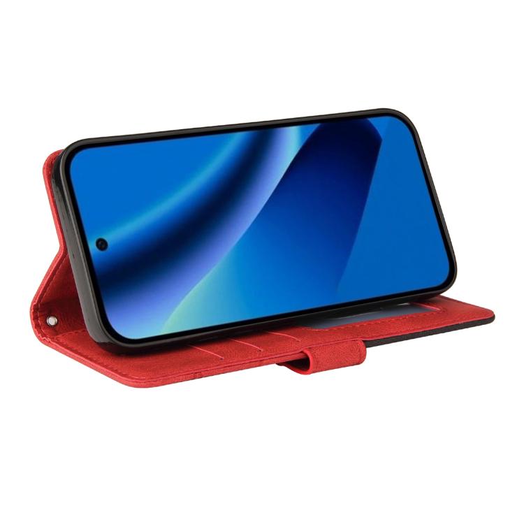 For Google Pixel 10a Dual-color Splicing Flip Leather Phone Case