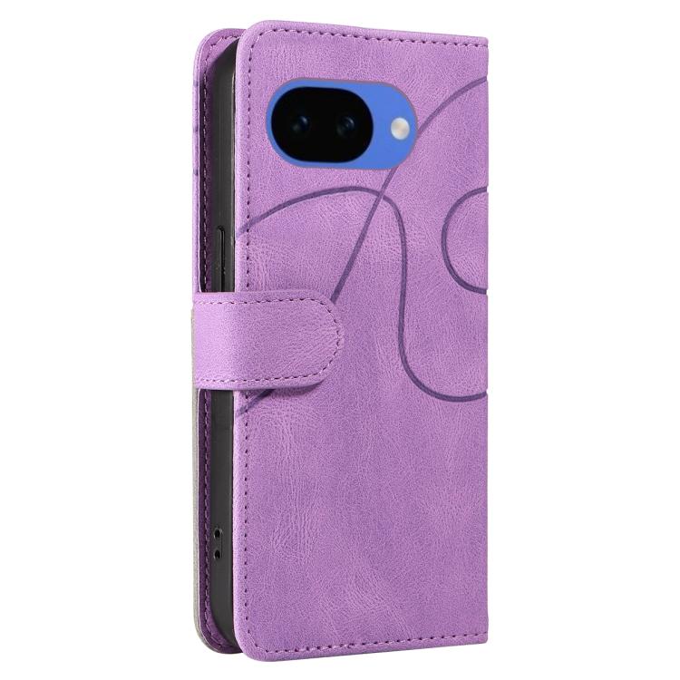 For Google Pixel 10a Dual-color Splicing Flip Leather Phone Case