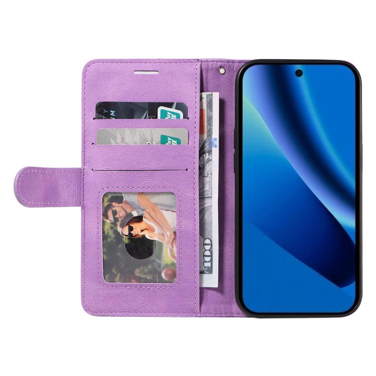 For Google Pixel 10a Dual-color Splicing Flip Leather Phone Case