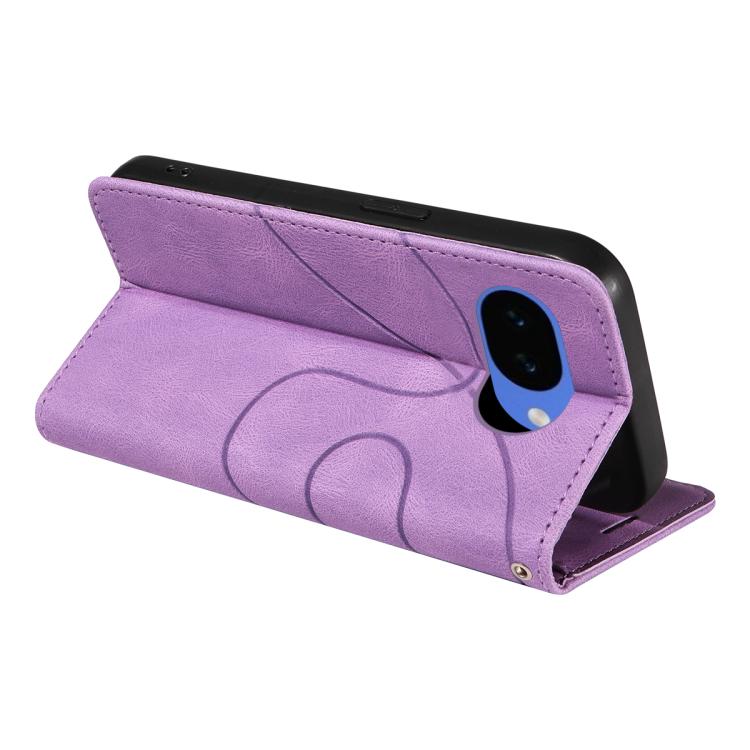 For Google Pixel 10a Dual-color Splicing Flip Leather Phone Case