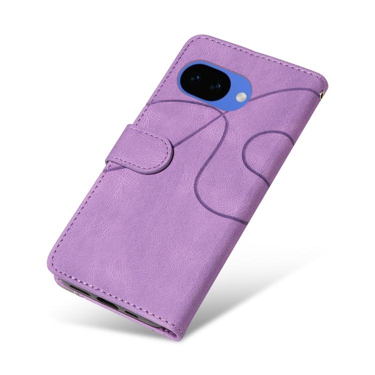 For Google Pixel 10a Dual-color Splicing Flip Leather Phone Case