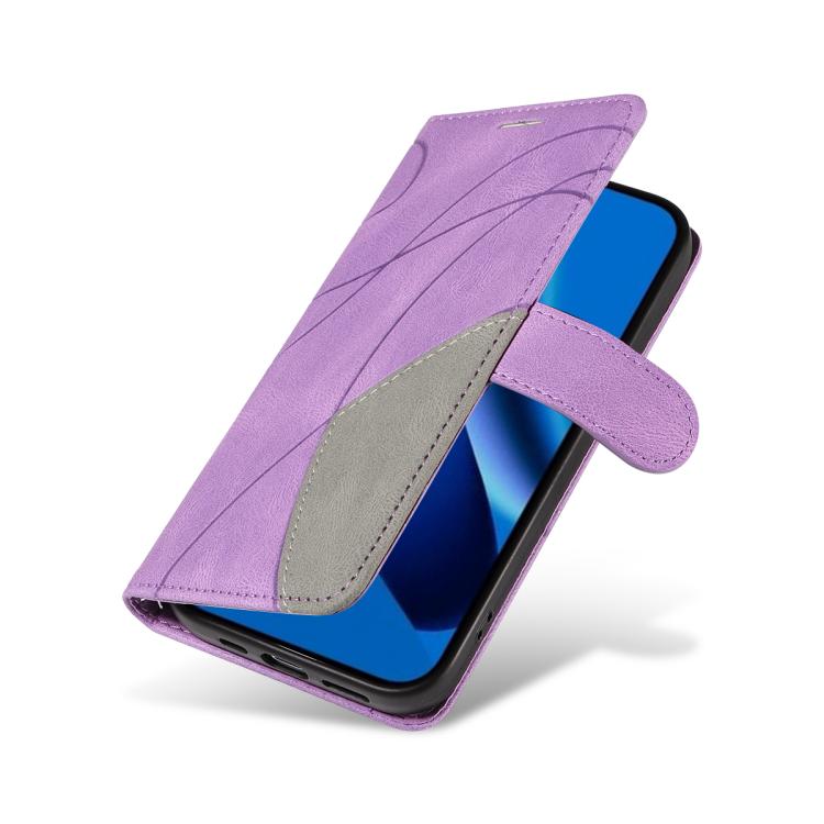 For Google Pixel 10a Dual-color Splicing Flip Leather Phone Case