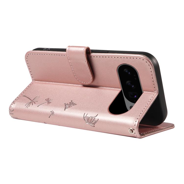 For Google Pixel 10 5G / 10 Pro 5G Global Dandelion Embossed Pattern Flip Leather Phone Case
