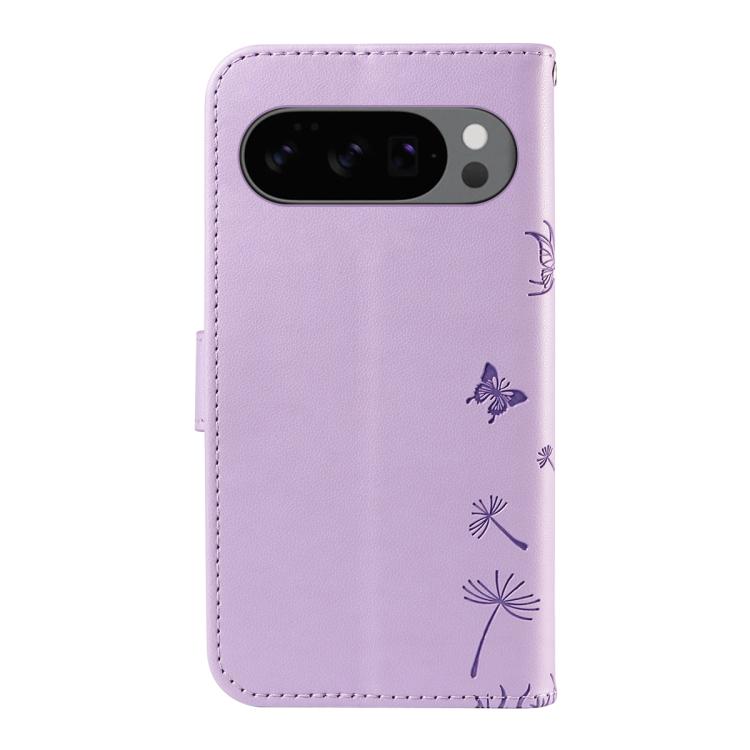 For Google Pixel 10 5G / 10 Pro 5G Global Dandelion Embossed Pattern Flip Leather Phone Case