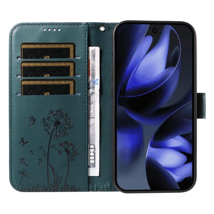 For Google Pixel 10 5G / 10 Pro 5G Global Dandelion Embossed Pattern Flip Leather Phone Case