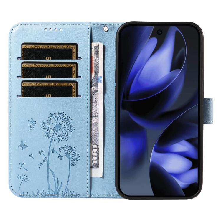 For Google Pixel 10 5G / 10 Pro 5G Global Dandelion Embossed Pattern Flip Leather Phone Case