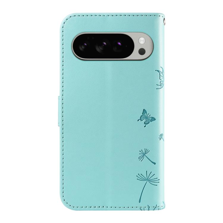 For Google Pixel 10 Pro XL 5G Global Dandelion Embossed Pattern Flip Leather Phone Case