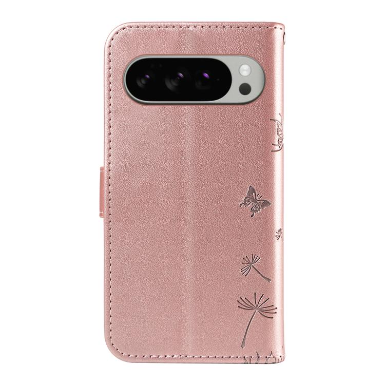 For Google Pixel 10 Pro XL 5G Global Dandelion Embossed Pattern Flip Leather Phone Case