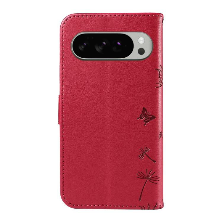 For Google Pixel 10 Pro XL 5G Global Dandelion Embossed Pattern Flip Leather Phone Case
