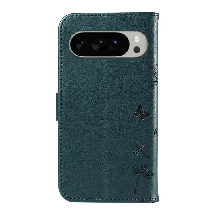 For Google Pixel 10 Pro XL 5G Global Dandelion Embossed Pattern Flip Leather Phone Case