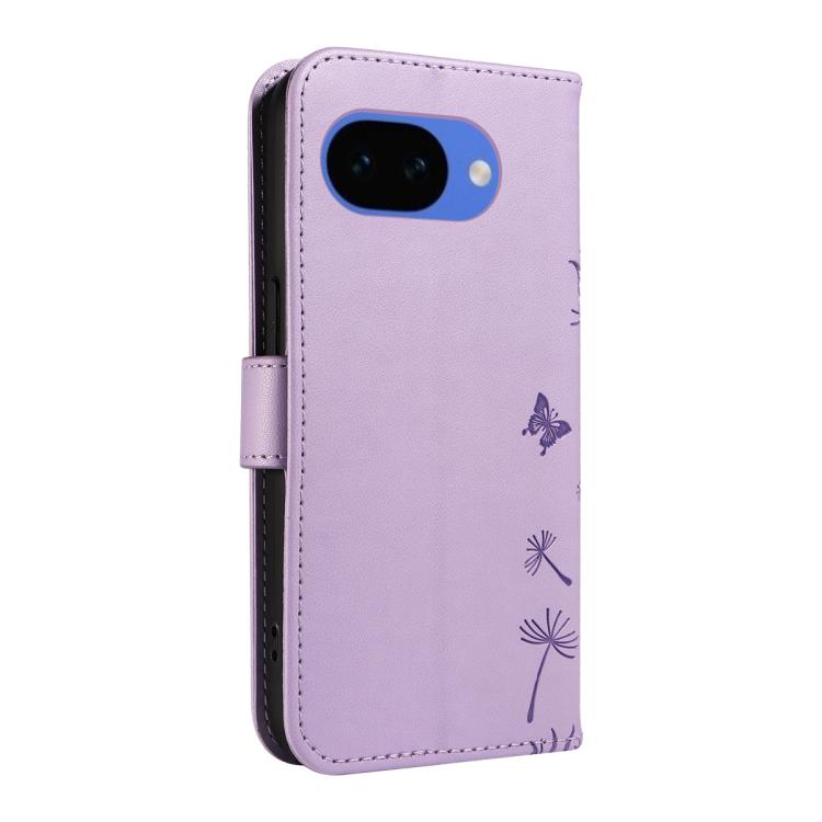 For Google Pixel 10a Dandelion Embossed Pattern Flip Leather Phone Case