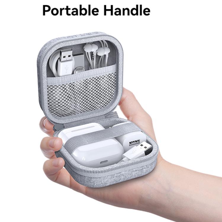 USAMS ZB351 Large Capacity TWS Earphone Storage Bag - Grey