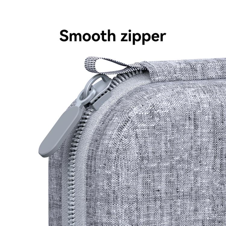 USAMS ZB351 Large Capacity TWS Earphone Storage Bag - Grey