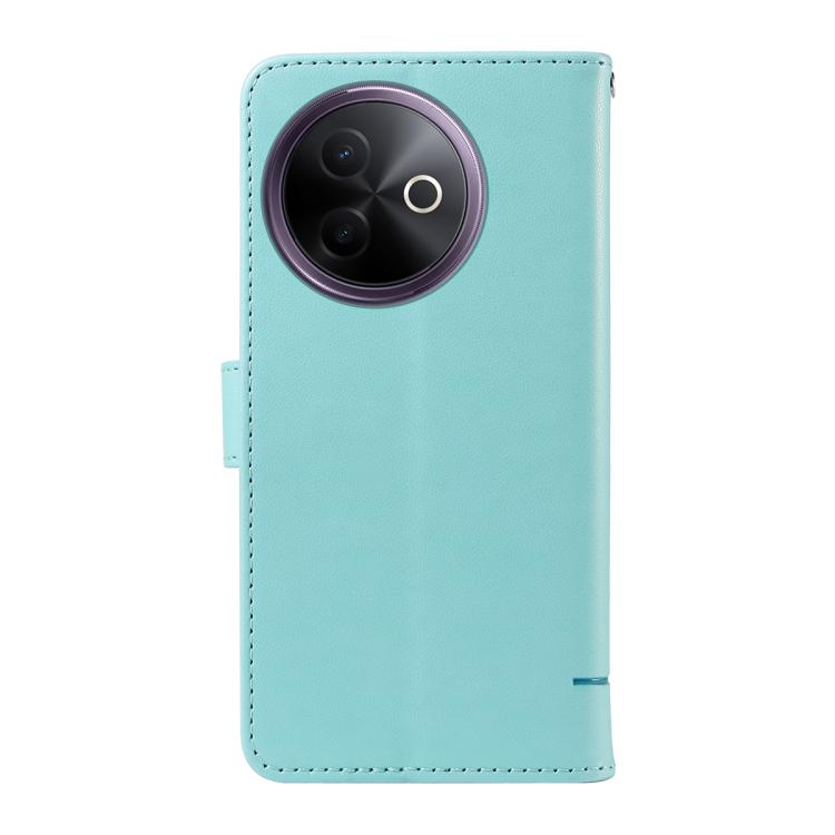 For vivo Y39 5G Global Adorable Cat Embossed Pattern Flip Leather Phone Case