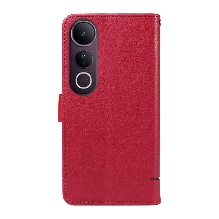 For vivo V50 Lite 5G Global Adorable Cat Embossed Pattern Flip Leather Phone Case