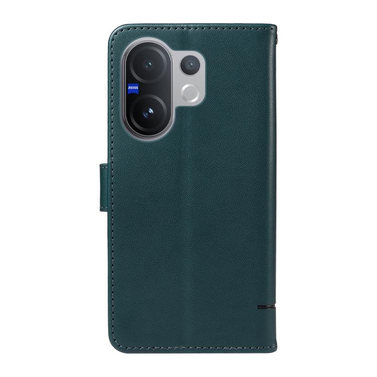 For vivo V60 5G Adorable Cat Embossed Pattern Flip Leather Phone Case