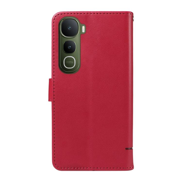 For vivo Y400 5G Adorable Cat Embossed Pattern Flip Leather Phone Case