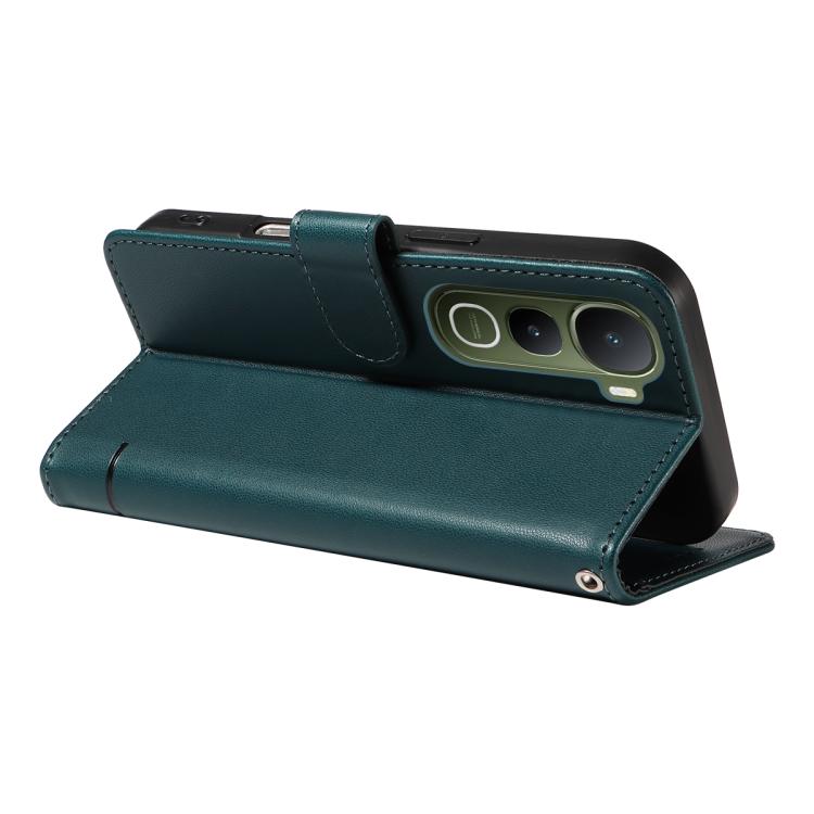 For vivo Y400 5G Adorable Cat Embossed Pattern Flip Leather Phone Case