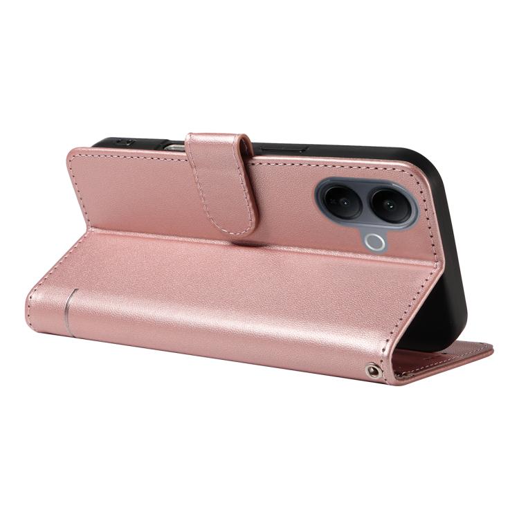 For vivo V60 Lite 4G Adorable Cat Embossed Pattern Flip Leather Phone Case
