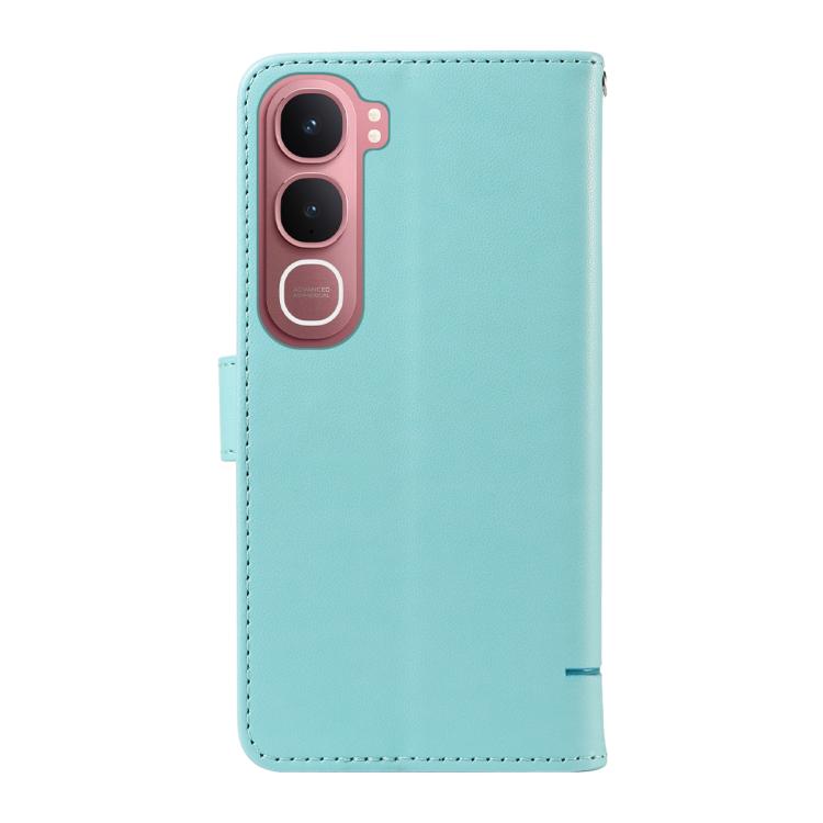 For vivo Y31 5G 2025 / Y21D Adorable Cat Embossed Pattern Flip Leather Phone Case