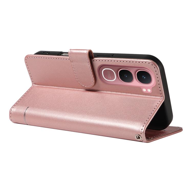 For vivo Y31 5G 2025 / Y21D Adorable Cat Embossed Pattern Flip Leather Phone Case